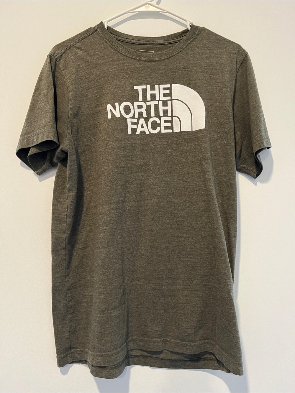 The North Face Olive Green Short-Sleeve Logo Tee